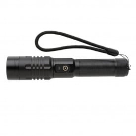 Gear X zaklamp - aluminium - oplaadbaar - 500M bereik - 4 uur levensduur