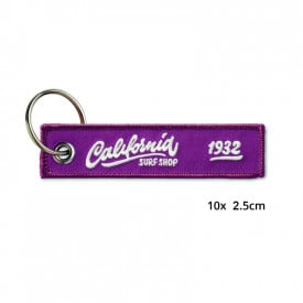 Sleutelhanger - katoen en polyester - 10 cm - borduring