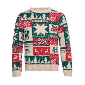Gebreide kersttrui L-XL