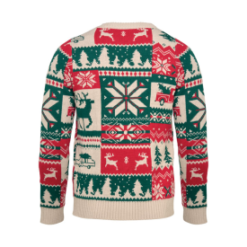 Gebreide kersttrui - maat L/XL - 100% acryl