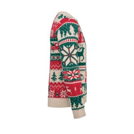 Gebreide kersttrui - maat L/XL - 100% acryl