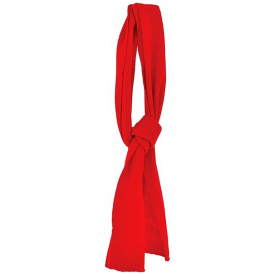 Gebreide sjaal-Rood