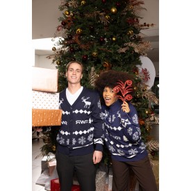 Gebreide Winter- Kersttrui Katoen-Custom