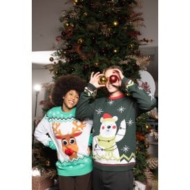 Gebreide Winter- of Kersttrui-Custom