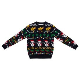Custom made winter- en kersttrui - eigen ontwerp ingebreid