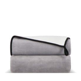 Gecombineerde coral fleece deken 120x150cm (500g/m²) sublimatie-Grijs