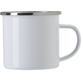 Geglazuurde mok (350 ml)-Wit
