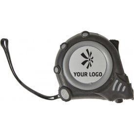 Rolmaat - 3 m - ABS - riemclip - polskoord