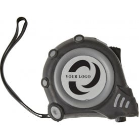 Rolmaat - 5 m - ABS - riemclip - polskoord