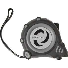 Rolmaat - 5 m - ABS - riemclip - polskoord