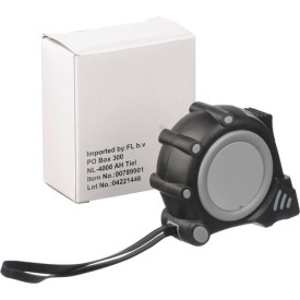 Rolmaat - 5 m - ABS - riemclip - polskoord