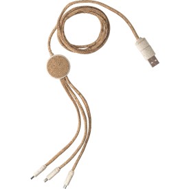 Gemma oplaadkabel - RVS - 120 cm