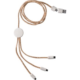 Gemma oplaadkabel - RVS - 120 cm