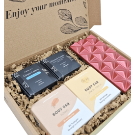 Geniet & Ontspan box - zeep, thee en chocola