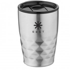 Geo geïsoleerde drinkbeker-Zilver