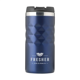 Geometric Mug RCS Recycled Steel 280 ml thermosbeker-Blauw