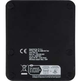 Gerecycled ABS 3-in-1 draadloze oplader Elias