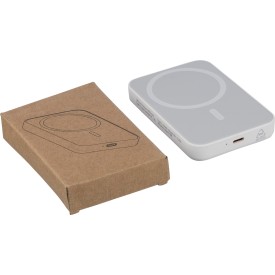 Gerecycled ABS draadloze powerbank Miren