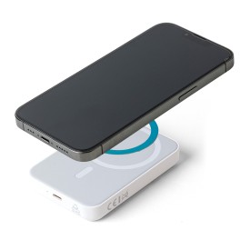 Gerecycled ABS draadloze powerbank Miren