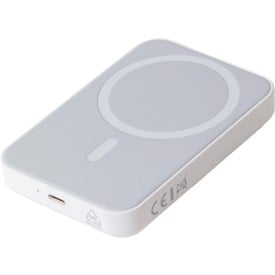 Gerecycled ABS draadloze powerbank Miren
