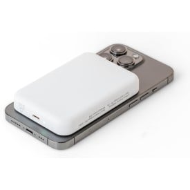 Gerecycled ABS draadloze powerbank Miren