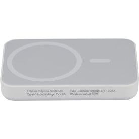 Gerecycled ABS draadloze powerbank Miren