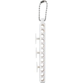 Aveline golf tee-set - recycled ABS - 12 tees - met metalen koord