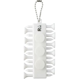 Aveline golf tee-set - recycled ABS - 12 tees - met metalen koord