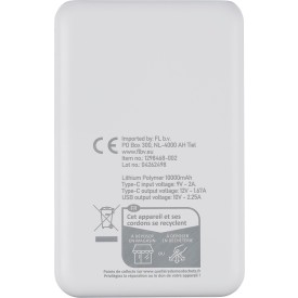 Gerecycled ABS powerbank Rayen