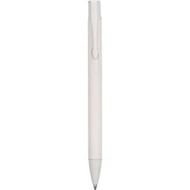 Gerecycled aluminium balpen Gladys-Wit