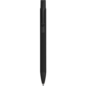 Gerecycled aluminium balpen Gladys-Zwart