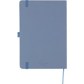 Gerecycled bioafval en kartonnen notitieboek A5 Gertrud-Blauw