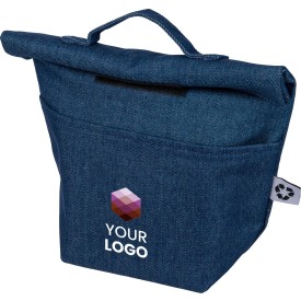 Gerecycled denim roll-top koeltas Mira