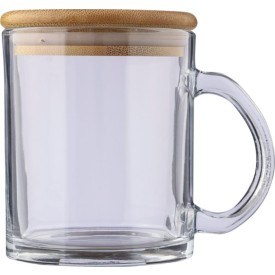 Gerecycled glazen drinkbeker 300 ml Ashley-Transparant