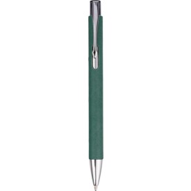 Gerecycled karton balpen Debra-Groen