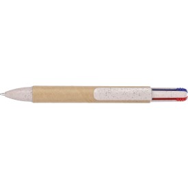 Gerecycled karton vierkleurenbalpen Deborah-Bruin