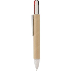 Gerecycled karton vierkleurenbalpen Deborah