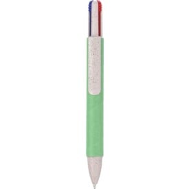 Gerecycled karton vierkleurenbalpen Deborah-Groen