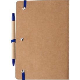 Gerecycled FSC kartonnen notitieboekje (A5) Theodore