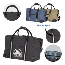 Gerecycled katoenen canvas weekendtas Harper