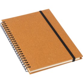 Gerecycled leren notitieboek A5 Egon