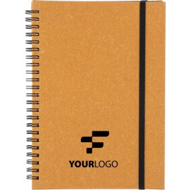 Gerecycled leren notitieboek A5 Egon