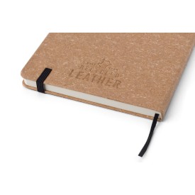 Gerecycled leren notitieboekje (A5) Gianna