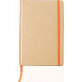 Gerecycled papier notitieboek (A5) Gianni-Oranje