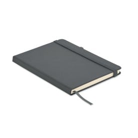 Gerecycled PU A5 notitieboek-Donkergrijs
