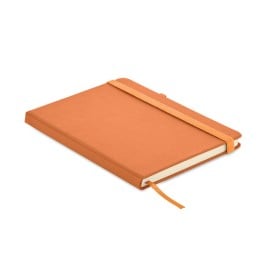 Gerecycled PU A5 notitieboek-Oranje