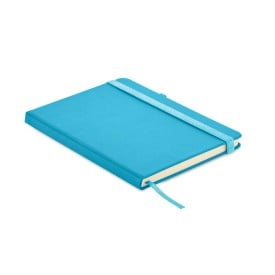 Gerecycled PU A5 notitieboek-Turkoois