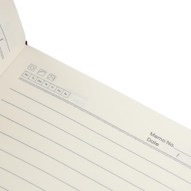 Gerecycled PU-notitieboek (A5) Elian