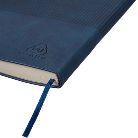 Gerecycled PU-notitieboek (A5) Elian