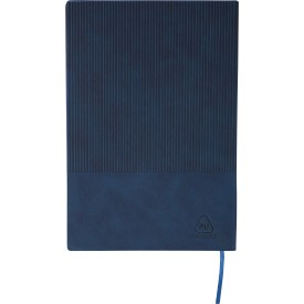 Gerecycled PU FSC notitieboek (A5) en balpenset Tarek